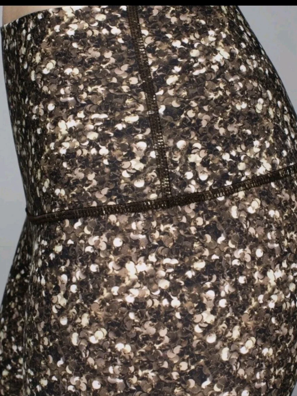 Size 6 Lululemon Shine Tight (Roll Down) Shimmy Shimmer Legging Leggings